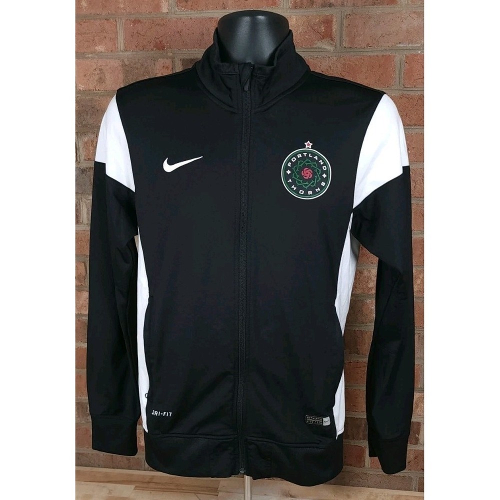 Nike Portland Thorns Soccer Womens Full Zip Warm Up Track Jacket Size Small